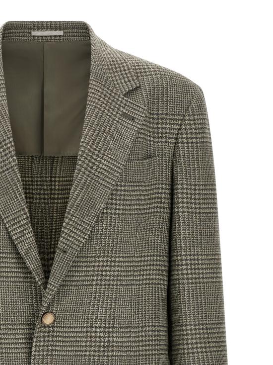 26FW 브루넬로 쿠치넬리 수트 자켓 MV4437BTDHC822 Green - BRUNELLO CUCINELLI