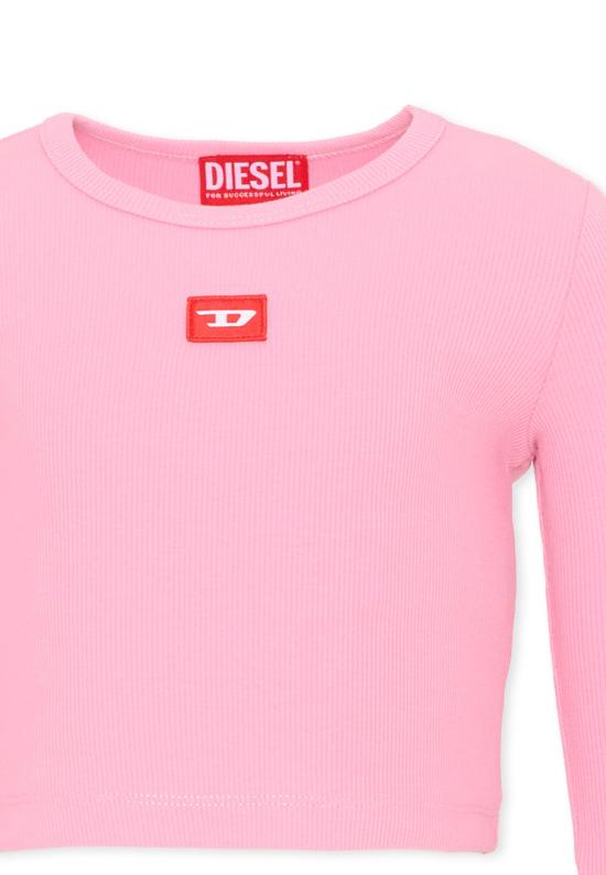 25FW [키즈] 디젤 탑 J02452 KYAZY K399 PINK - DIESEL