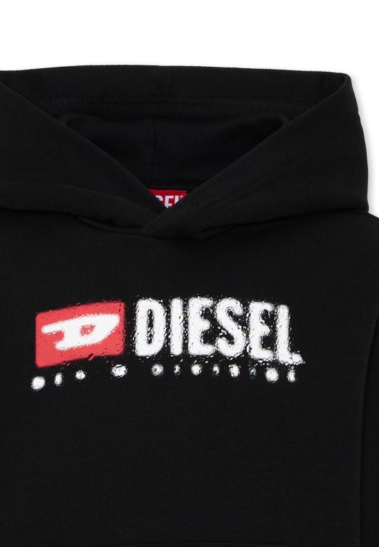 25FW [키즈] 디젤 니트/스웻셔츠 J02485 KYAZ3 K900 BLACK - DIESEL