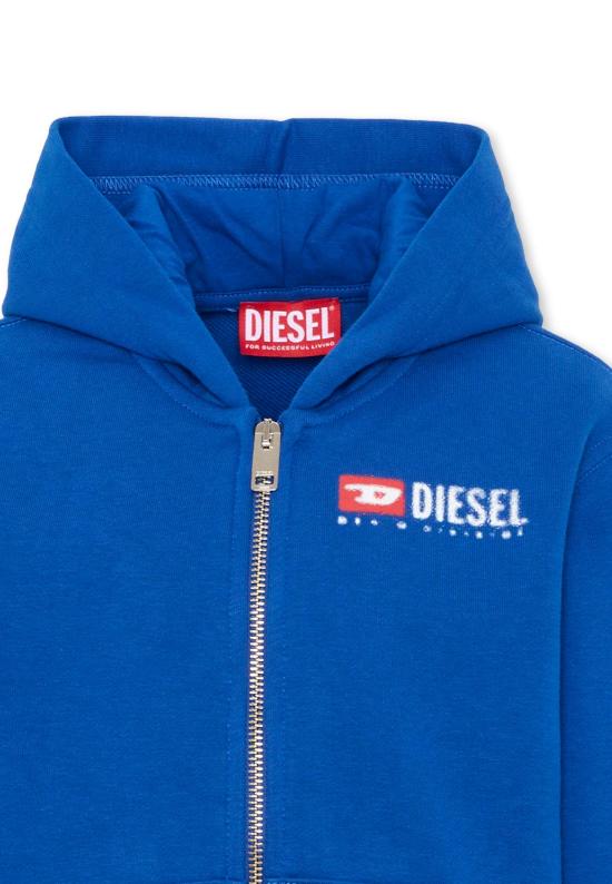 25FW [키즈] 디젤 니트/스웻셔츠 J02484 KYAZ3 K89G BLUE - DIESEL
