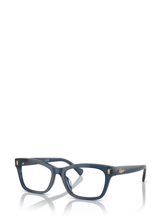 26FW 랄프 로렌 안경 RA7154U 6144 SHINY TRANSPARENT BLUE - RALPH LAUREN