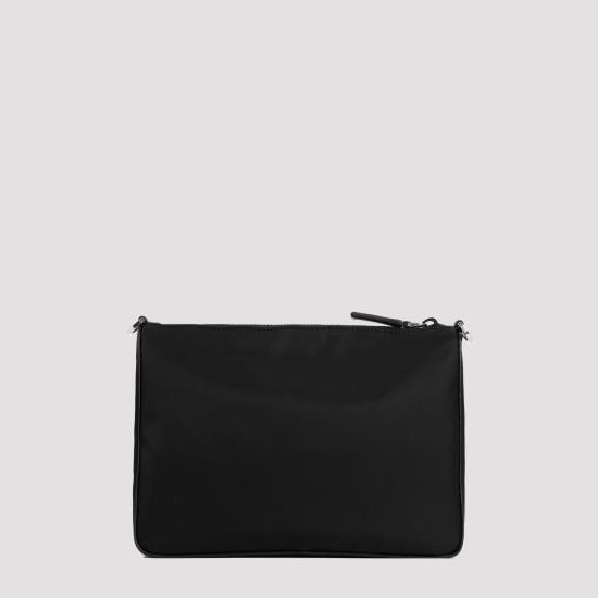 26FW 프라다 리나일론 앤 사피아노 레더 숄더백 2VH113VXOP 2DMH F0002 NERO - PRADA