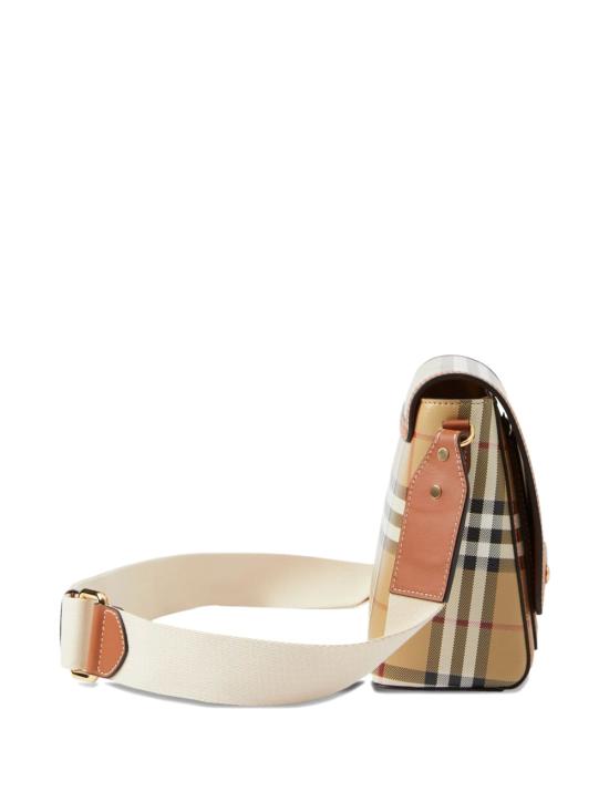26FW 버버리 미디엄 노트 크로스백 8109788 A9534 VNTG CHK BRIAR BROWN - BURBERRY