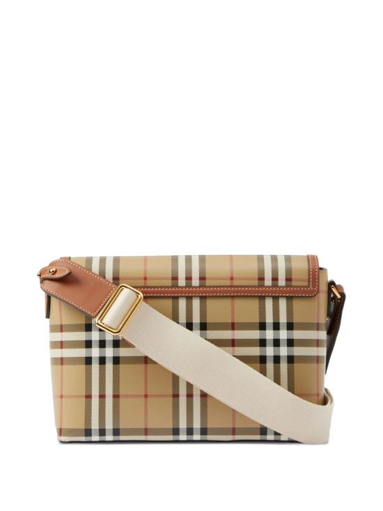 26FW 버버리 미디엄 노트 크로스백 8109788 A9534 VNTG CHK BRIAR BROWN - BURBERRY