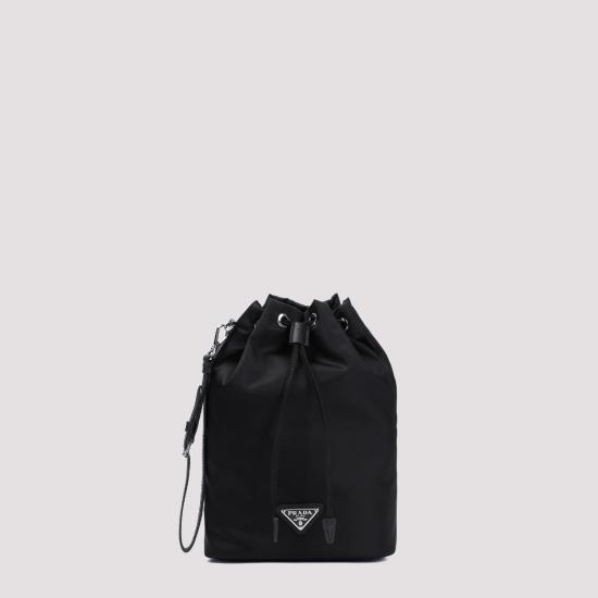26FW 프라다 삼각로고 리나일론 버킷백 1NS369 R067 F0002 NERO