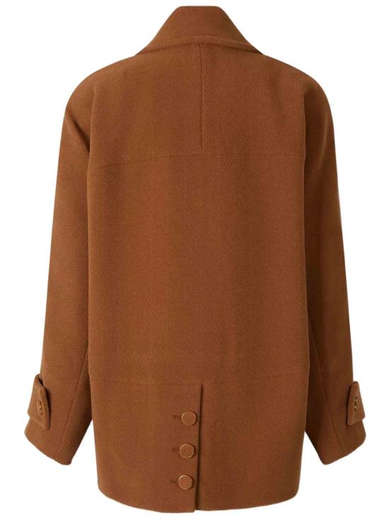 26FW 끌로에 코트 CH26AMA06077 212 DUSTY CAMEL - CHLOE
