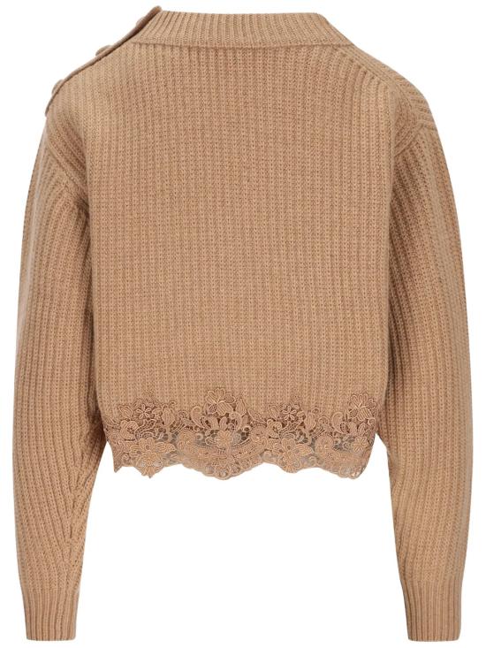 26FW 끌로에 스웨터 CH26AMP18715 218 BLEACHED BROWN - CHLOE