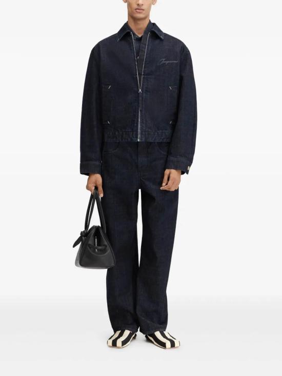 26SS 자크뮈스 카네바스 데님 자켓 OUM00055AD00036390 Blue - JACQUEMUS