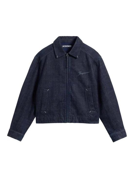 26SS 자크뮈스 카네바스 데님 자켓 OUM00055AD00036390 Blue