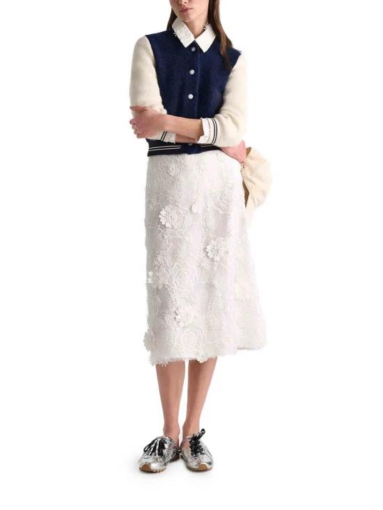 26SS 도로시 슈마허 미디 스커트 448905100 White - DOROTHEE SCHUMACHER