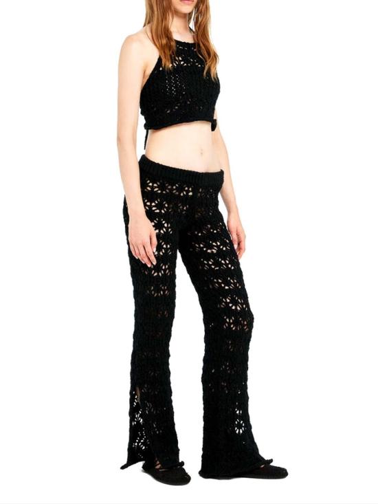 26SS 알라누이 스트레이트 팬츠 LWHG018R26KNI0011010 Black - ALANUI