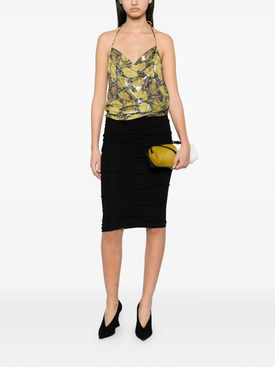 26SS 발렌티노 가라바니 롱 스커트 BKG05ZA8N0NO Black - VALENTINO GARAVANI