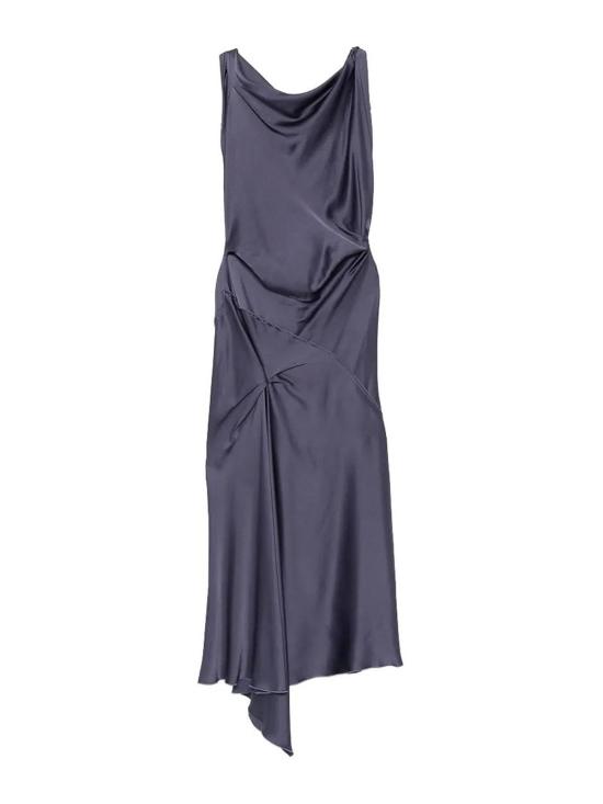 26SS 빅토리아 베컴 미디 스커트 1226WDR006029A9808 Blue