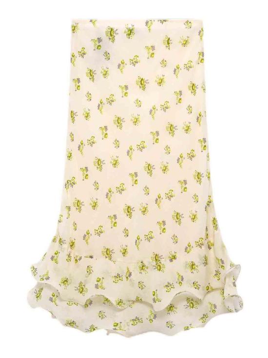 26SS 도로시 슈마허 미디 스커트 449105016 Yellow - DOROTHEE SCHUMACHER