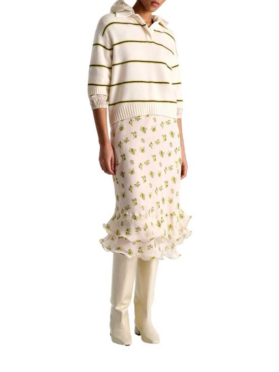 26SS 도로시 슈마허 미디 스커트 449105016 Yellow - DOROTHEE SCHUMACHER
