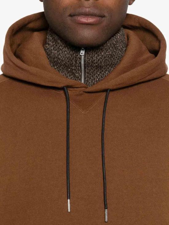 25FW 사카이 후드 티셔츠 00993S642 Brown - SACAI