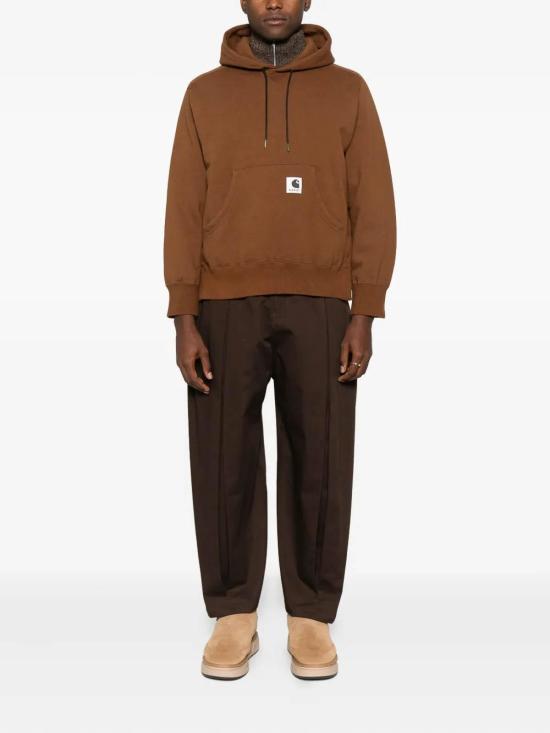 25FW 사카이 후드 티셔츠 00993S642 Brown - SACAI