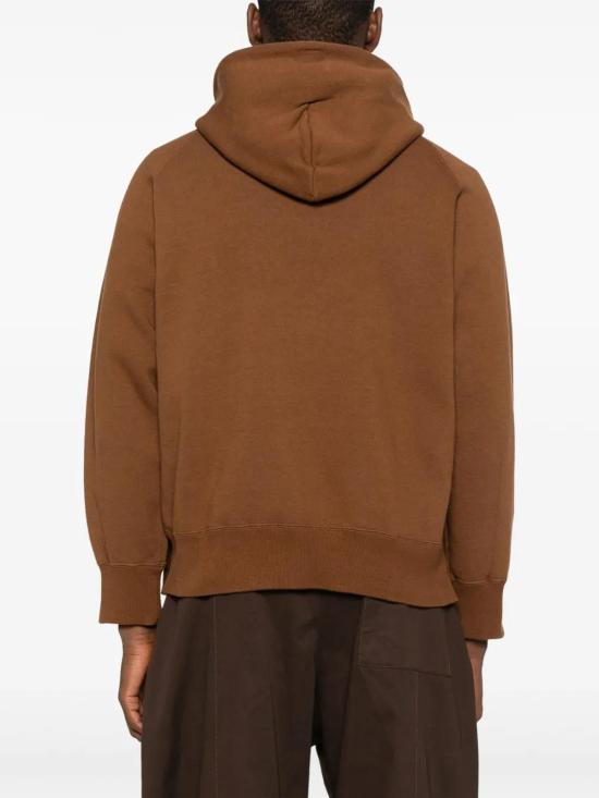 25FW 사카이 후드 티셔츠 00993S642 Brown - SACAI