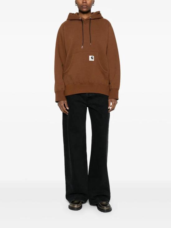 25FW 사카이 후드 티셔츠 00993S642 Brown - SACAI