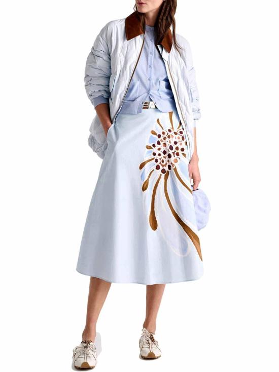 26SS 도로시 슈마허 미디 스커트 448105087 Blue - DOROTHEE SCHUMACHER