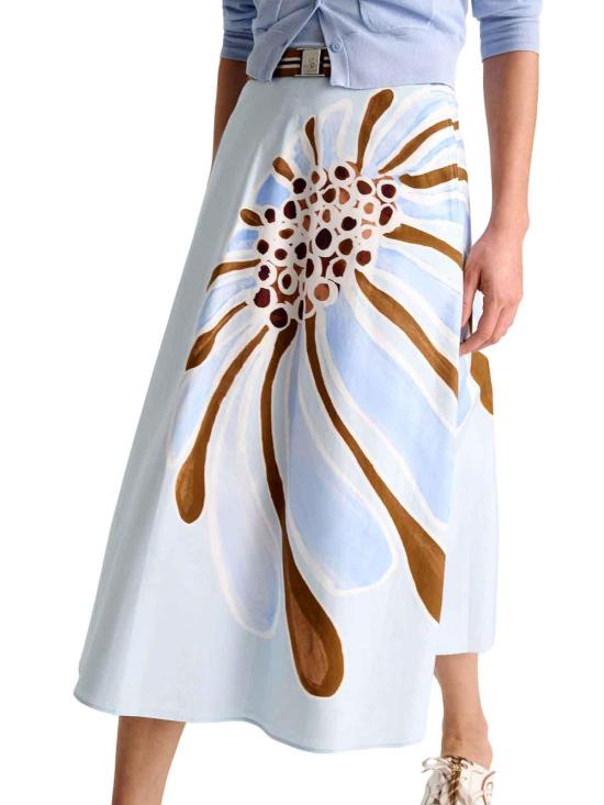 26SS 도로시 슈마허 미디 스커트 448105087 Blue - DOROTHEE SCHUMACHER