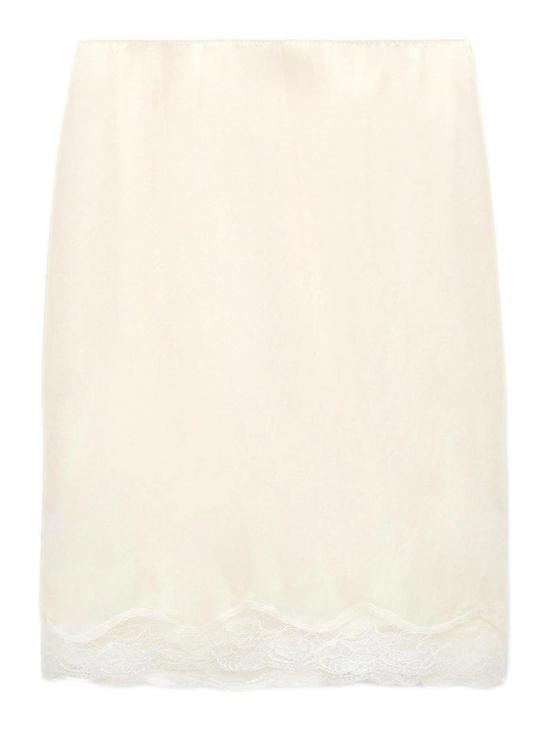 26SS 도로시 슈마허 미디 스커트 447005110 White