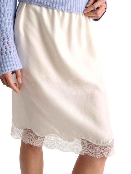 26SS 도로시 슈마허 미디 스커트 447005110 White - DOROTHEE SCHUMACHER
