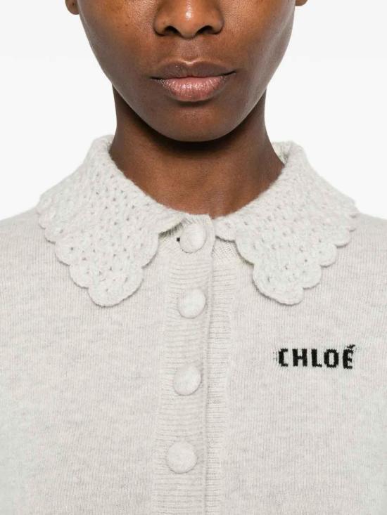 26SS 끌로에 가디건 CH26SMC0353000N Grey - CHLOE