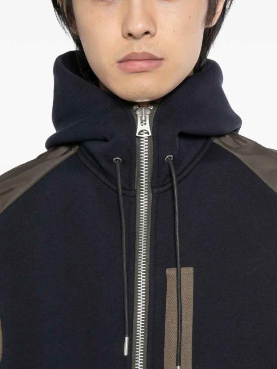 26SS 사카이 후드 티셔츠 03948M233 Blue - SACAI