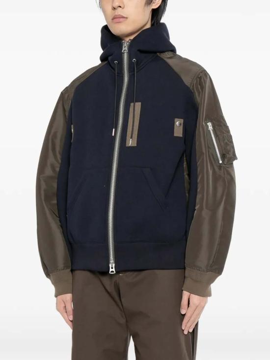 26SS 사카이 후드 티셔츠 03948M233 Blue - SACAI