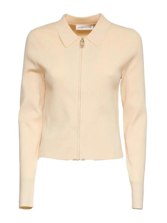 26SS 빅토리아 베컴 폴로 티셔츠 1226KTP007268A7173 Nude Neutrals