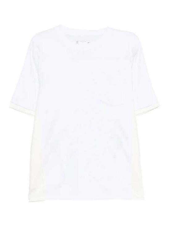 26SS 사카이 반팔 티셔츠 03952M101 White