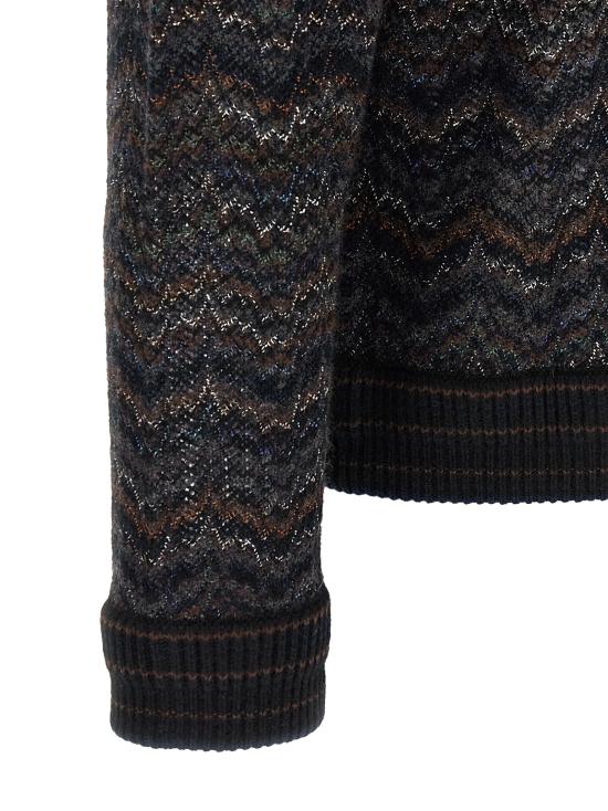 26FW 미소니 스웨터 니트 폴로 셔츠, 스웨터, 가디건 (다채로운 색상) - MISSONI