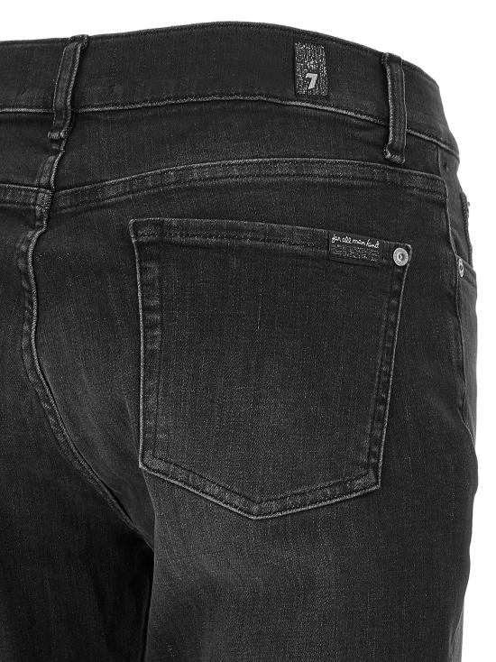 26FW 세븐포올맨카인드 데님 팬츠 블랙 컬러의 편안한 스키니 진 - 7 FOR ALL MANKIND
