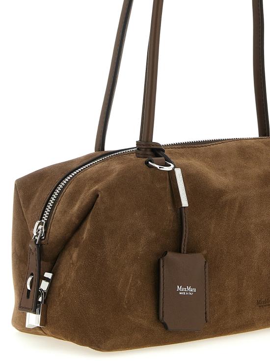 26FW 막스마라 숄더백 스웨이드 탑 케이스  브라운 - MAX MARA