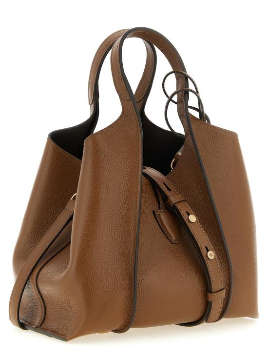 26FW 토즈 토트백 T 타임리스 핸드백 브라운 - TODS