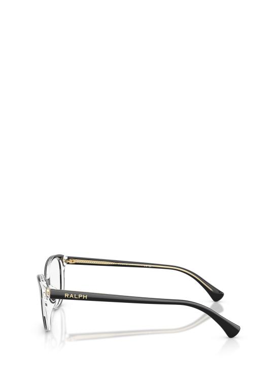 26FW 랄프 로렌 안경 RA7186U 6297 BLACK ON TRANSPARENT - RALPH LAUREN