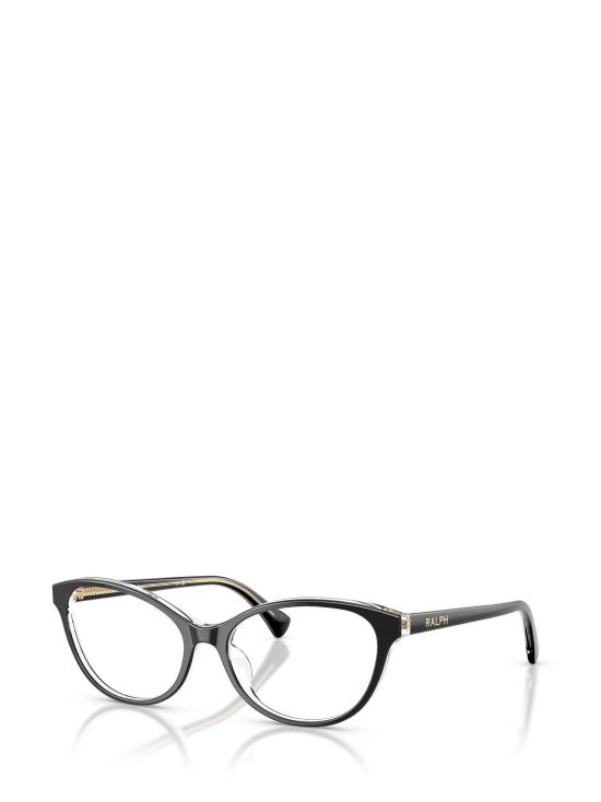 26FW 랄프 로렌 안경 RA7186U 6297 BLACK ON TRANSPARENT - RALPH LAUREN