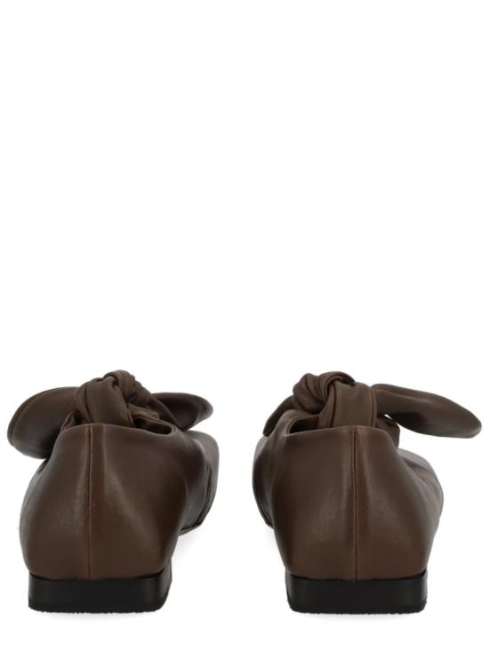 25FW 우마 왕 플랫 슈즈 US9032 UW430 Brown - UMA WANG