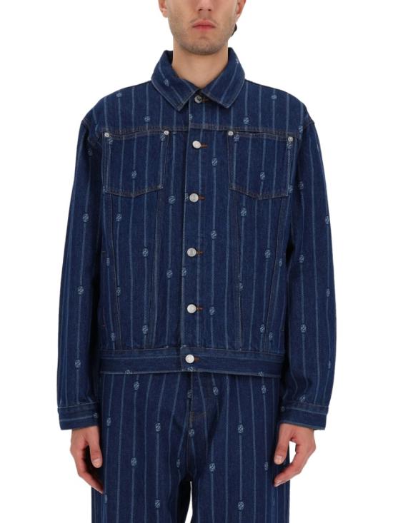 25FW 드롤드무슈 데님 자켓 JT182 CO238STONEWASH Blue