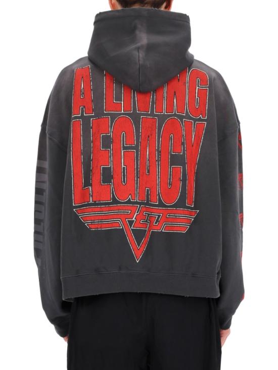 25FW 리프레젠트 후드 티셔츠 MLM100366 46 Grey - REPRESENT