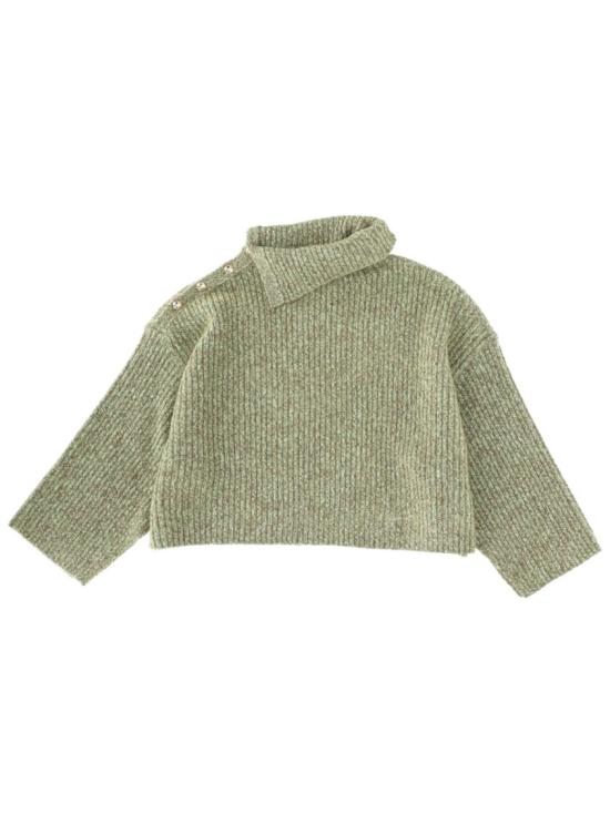 25FW 가니 터틀넥 K2556 753 Green