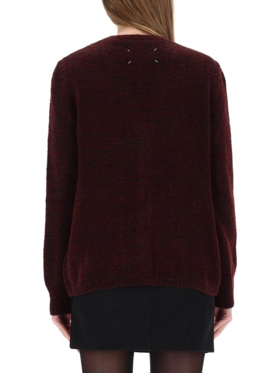 25FW 마르지엘라 V넥 가디건 S51HP0023 M13154001F Burgundy - MAISON MARGIELA