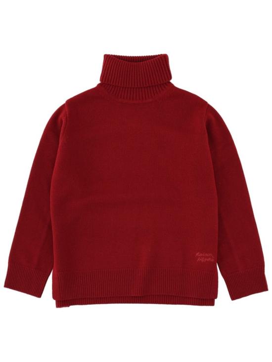 25FW 메종키츠네 터틀넥 PW00813KT1171 0143 Burgundy