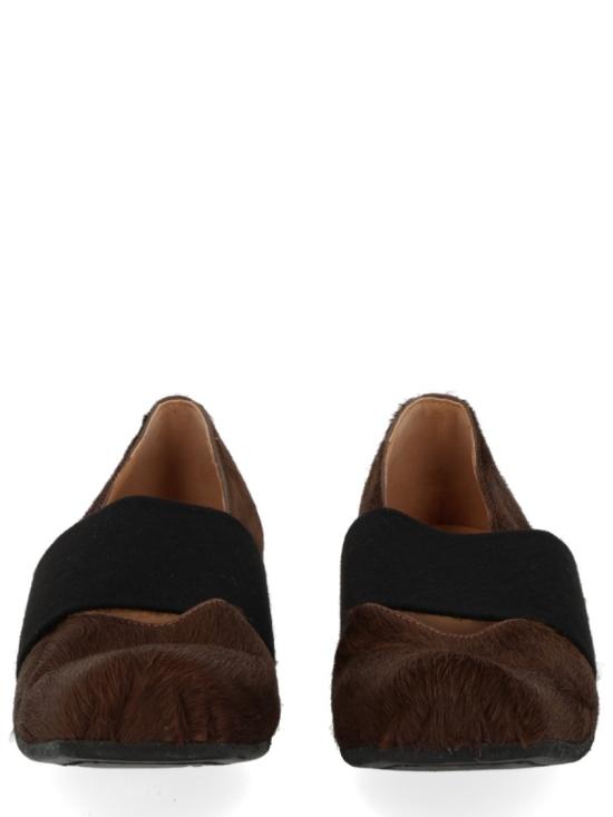25FW 우마 왕 플랫 슈즈 US9028 UW430 Brown - UMA WANG
