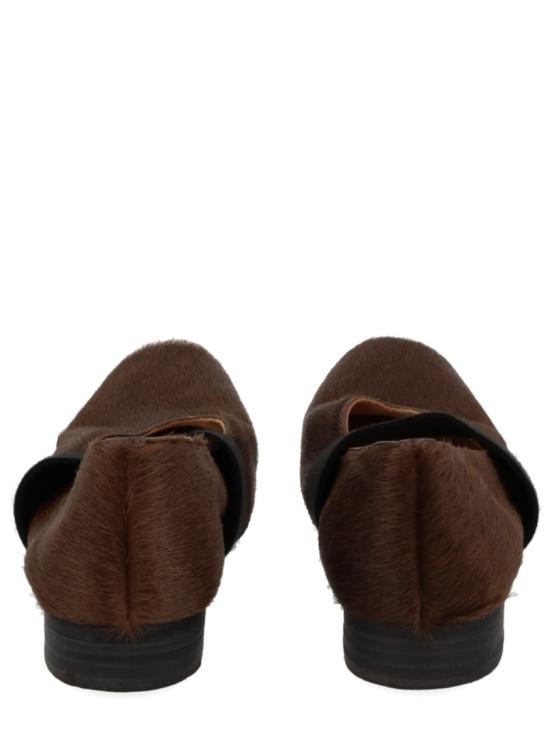 25FW 우마 왕 플랫 슈즈 US9028 UW430 Brown - UMA WANG