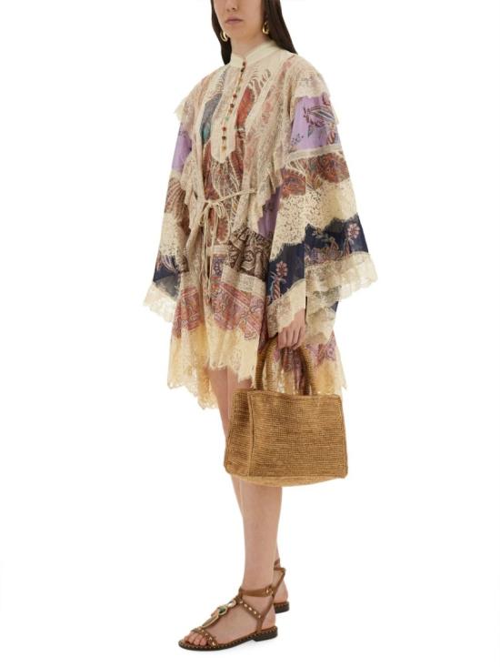 25FW 짐머만 미디 원피스 3308DSS251 SPLI Multicolor - ZIMMERMANN