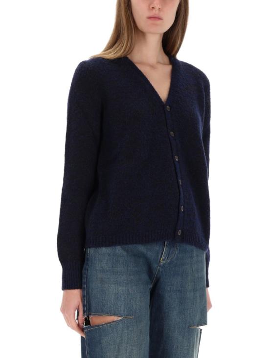 25FW 마르지엘라 V넥 가디건 S51HP0023 M13154002F Blue - MAISON MARGIELA