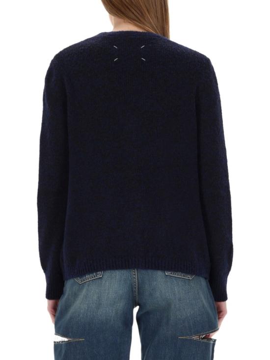 25FW 마르지엘라 V넥 가디건 S51HP0023 M13154002F Blue - MAISON MARGIELA