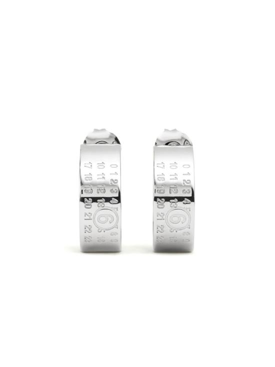 MM6 메종마르지엘라 미니멀 로고 이어링 SM7VG0056 SV0310951 Silver